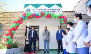 ЭМЯ-ны хөрөнгө оруулалтаар Говьсүмбэр аймагт байгуулагдсан “Эрүүл мэндийн дэмжих төв“-ийн үйл ажиллагаатай танилцлаа